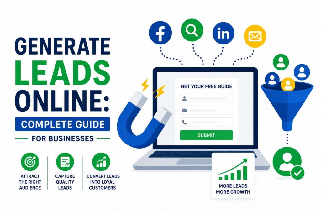 Generate Leads Online : Complete guide for Business.
