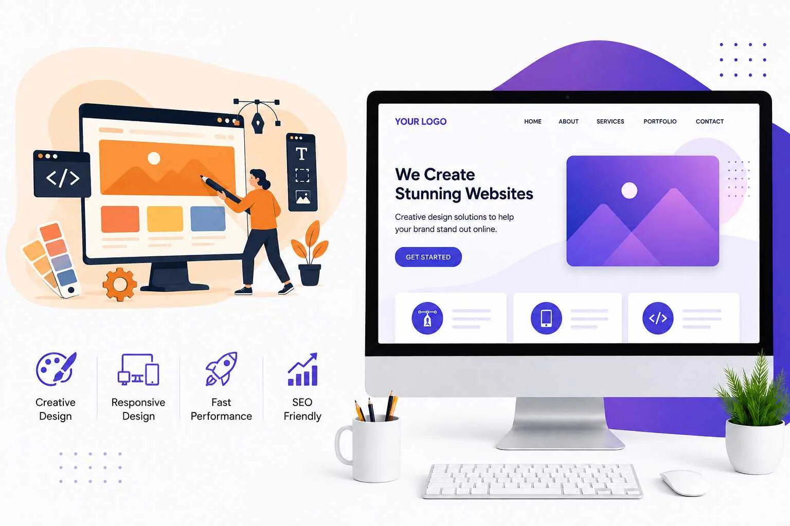Creative Website Design Services to Make Your Website Stand Out